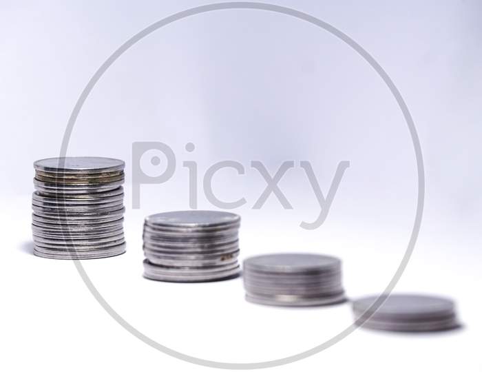 Stack of coins representing Financial Growth, Business Growth