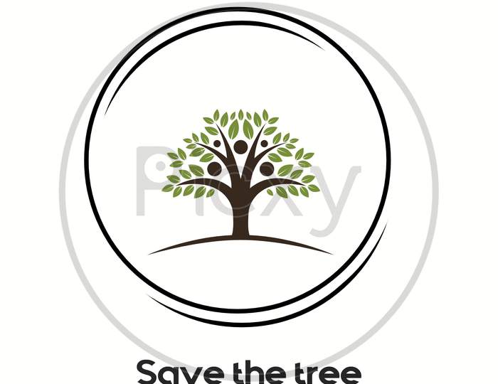 Green tree logo wallpaper