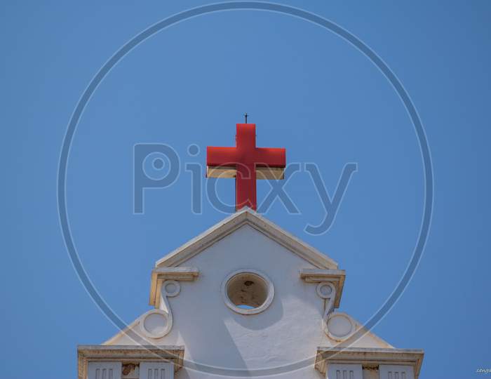 cross on church