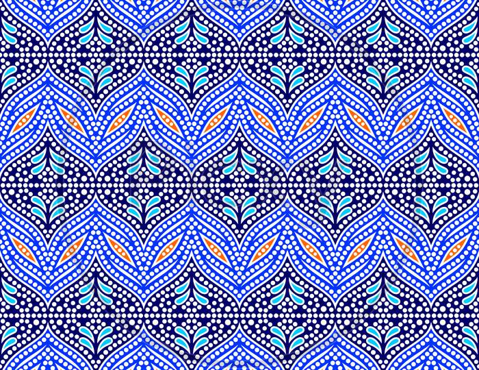 Colorful Vector Chunri Mosaic Pattern Design