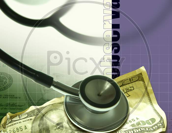 stethoscope check dollar heartbeat