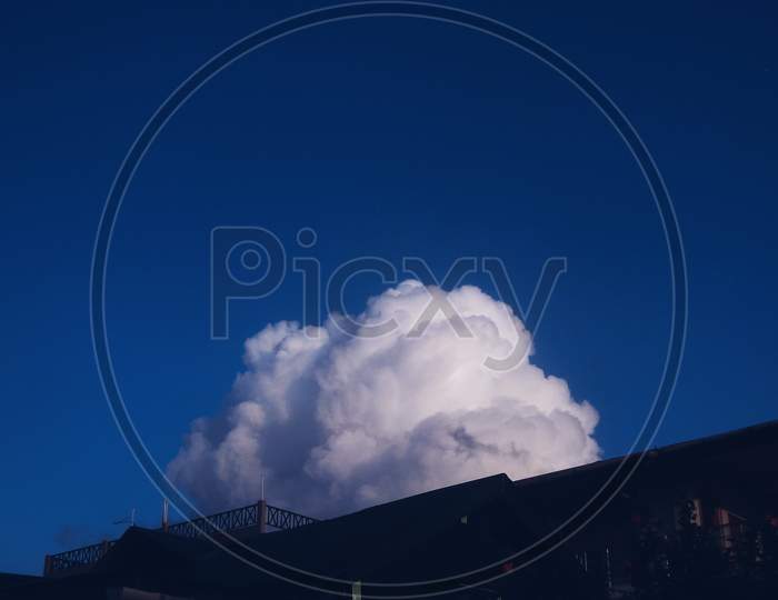 Lonely Cumulus Cloud