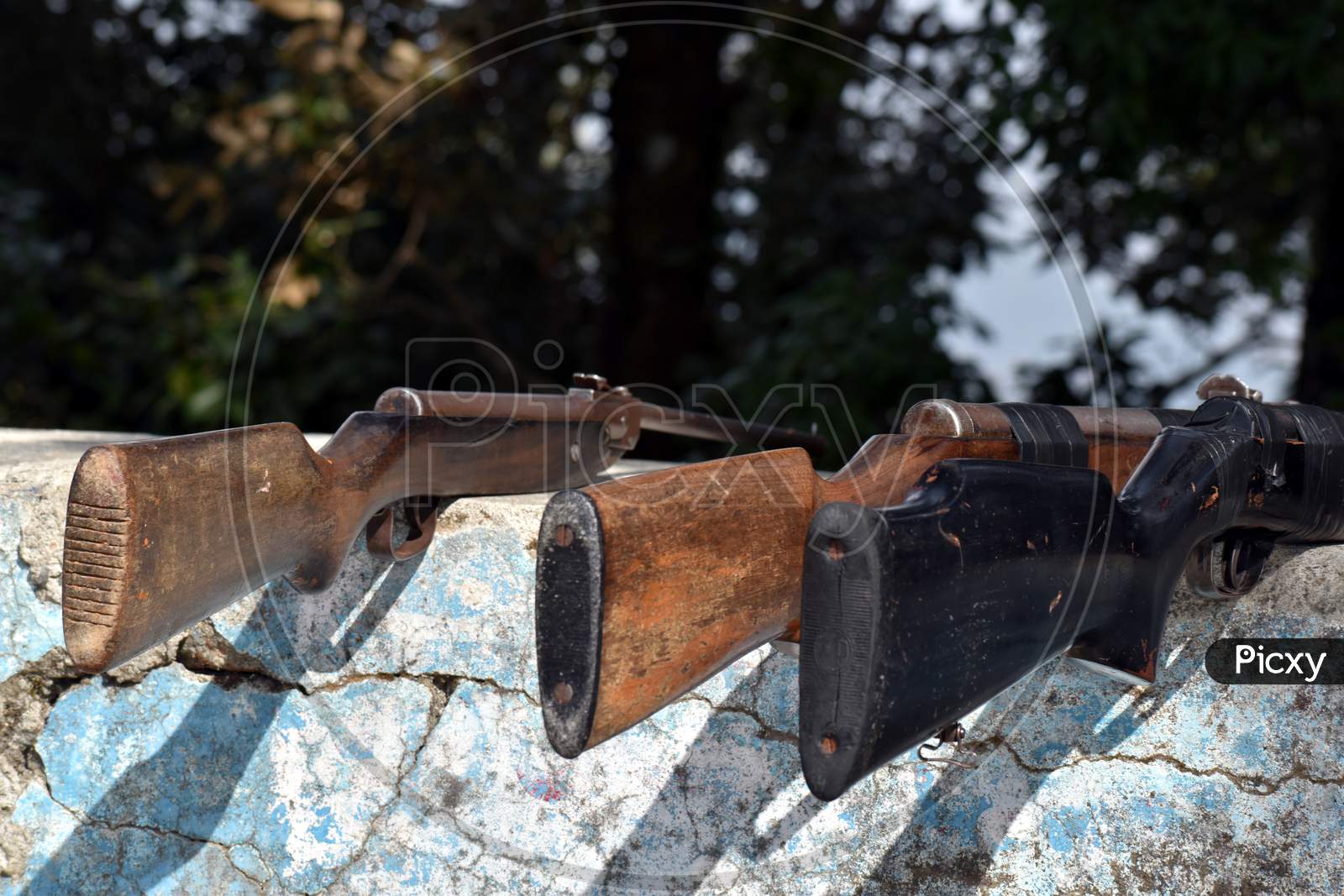 Beautiful Picture Of Gun In Nainital Uttarakhand India