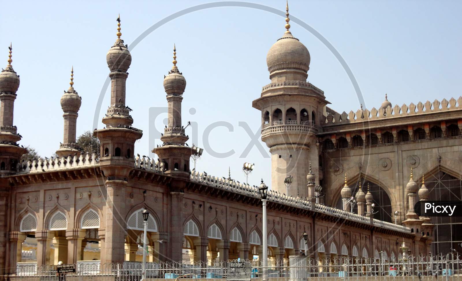 Beautiful View Of Mecca Masjid At Hyderabad India