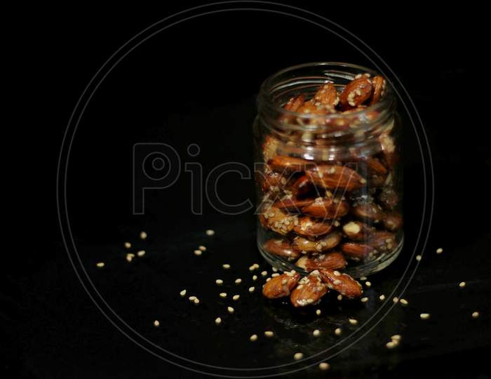 Almond With Honey & Sesame