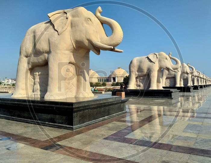 Elephant Sculpture Ambedkar Park