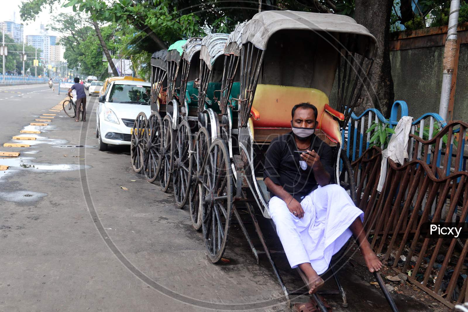 Hand rickshaw pular