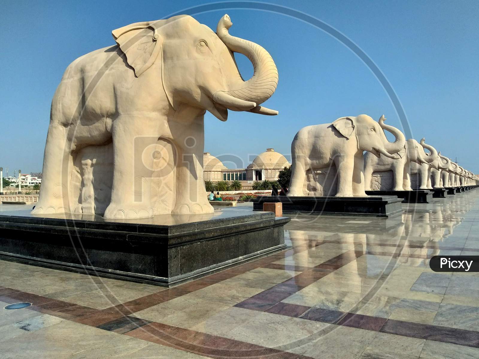 Elephant Sculpture Ambedkar Park