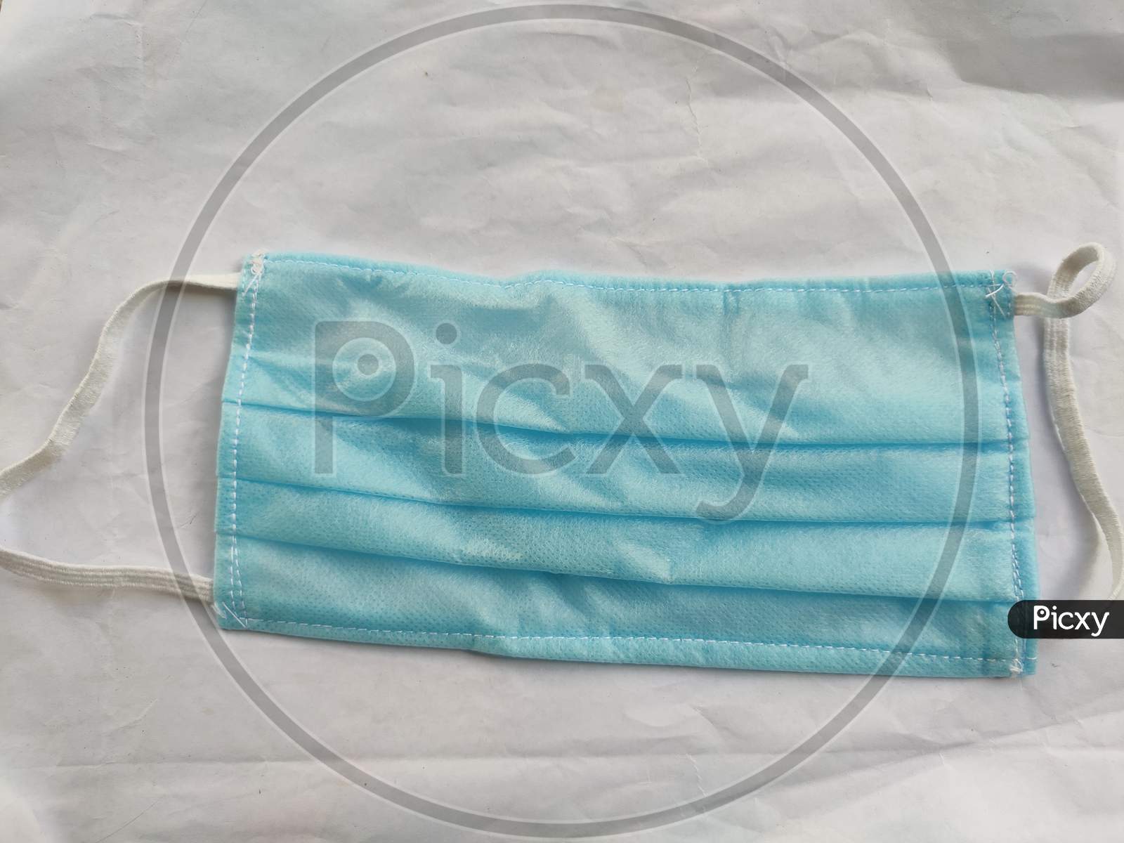 Face mask for protect the COVID-19 on white background