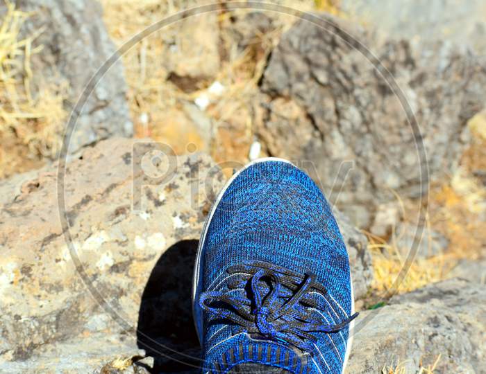 Beautiful Picture Of Blue Shoes