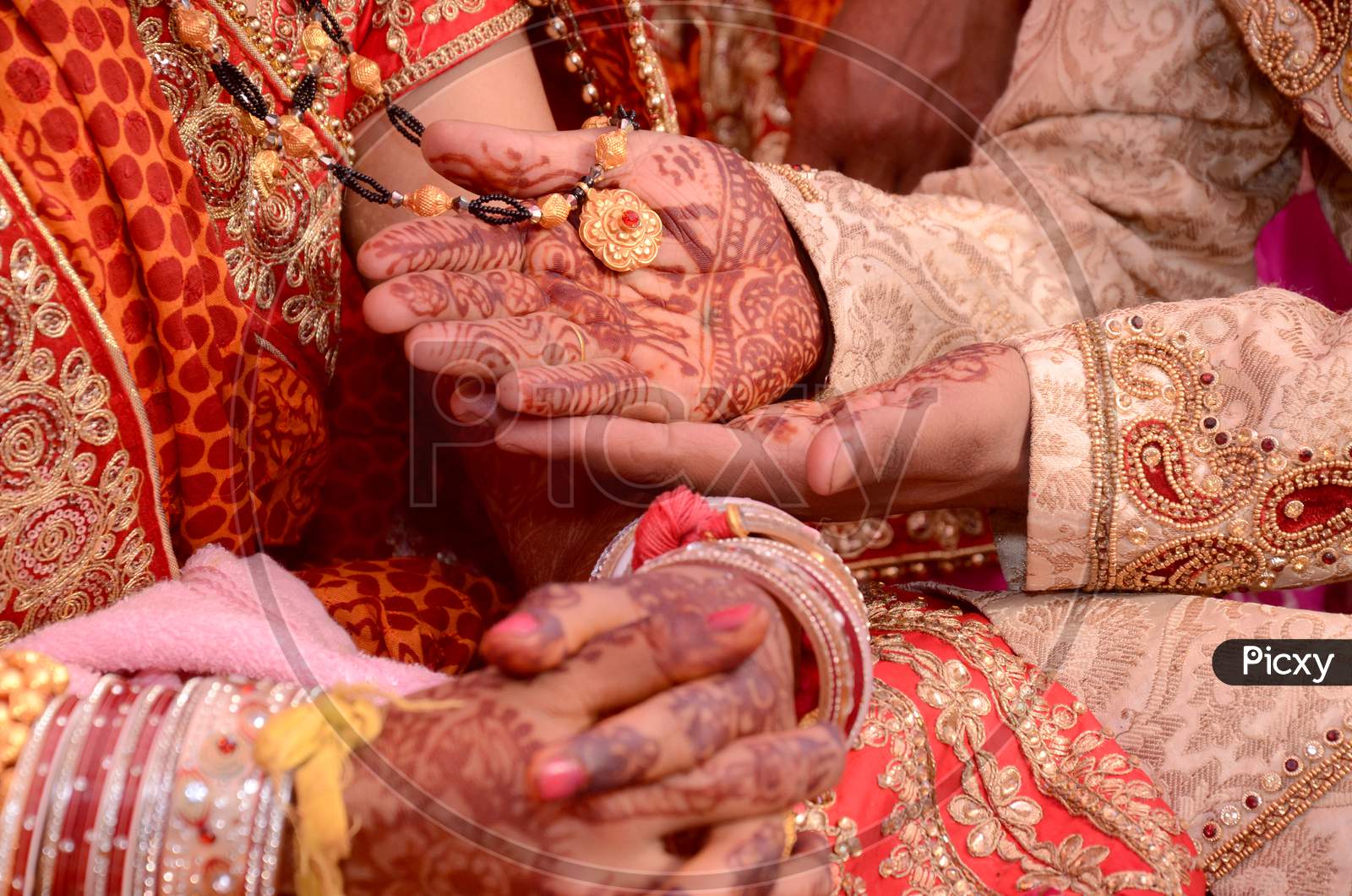 A memorable moments in a wedding ceremony