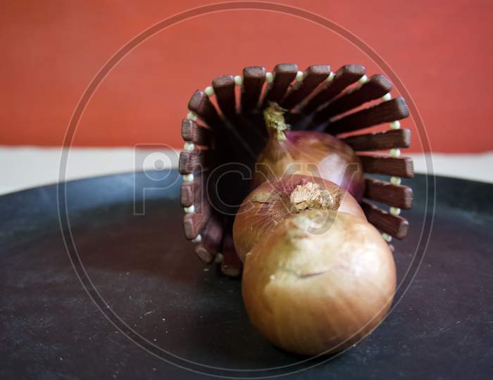 Onion in the home kitchen