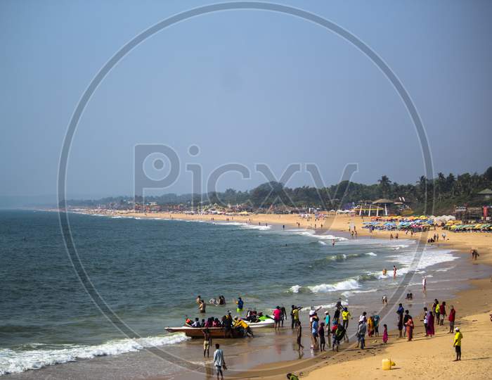 Beach view of South Goa.
