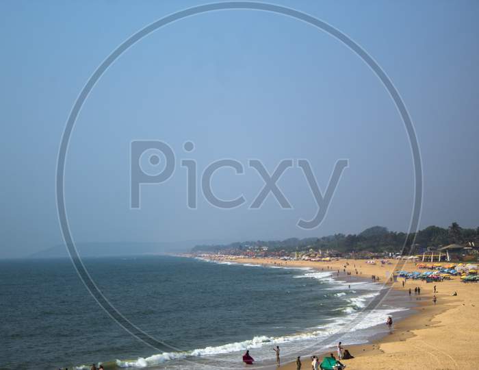 Beach view of South Goa.