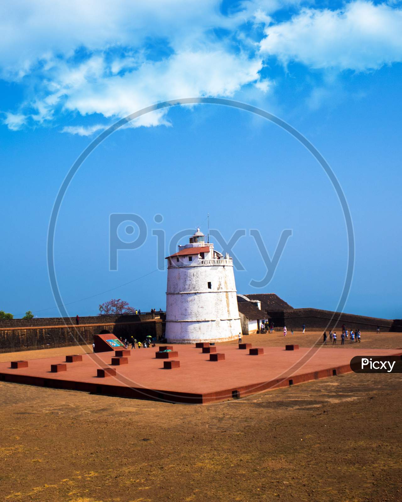Aguda fort in South Goa. One of the tourist attractions.