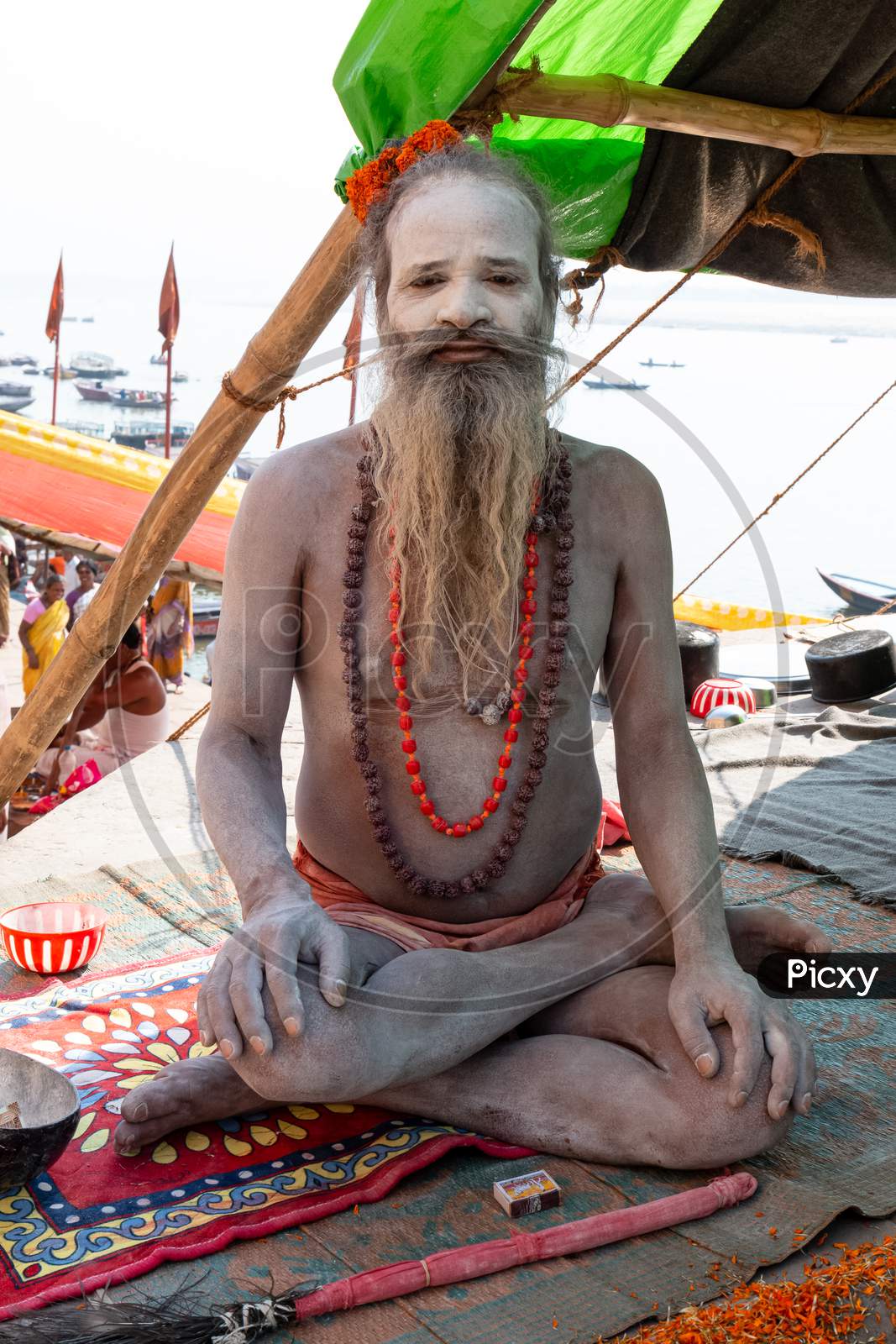 Indian sadhu at Varanasi