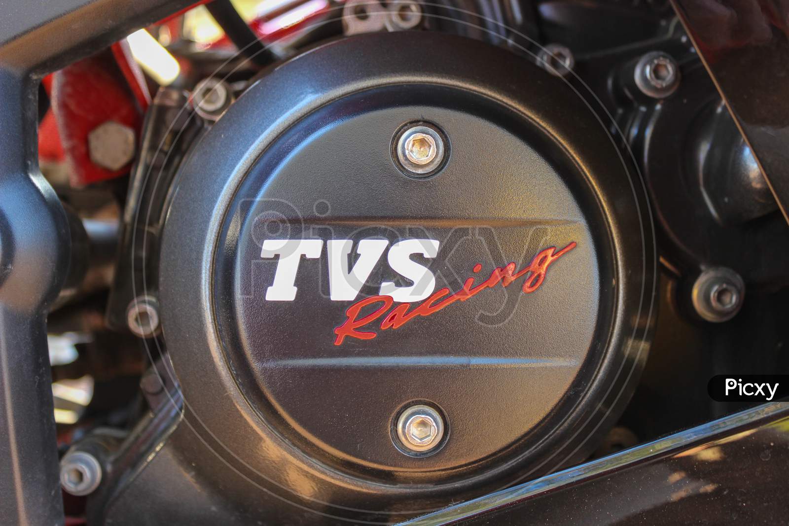 Motorcycle Magnet case of TVS Apache Bike