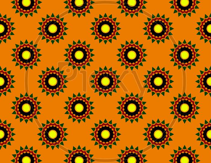 Modern Seamless Textile Pattern, Great Design For Any Purposes