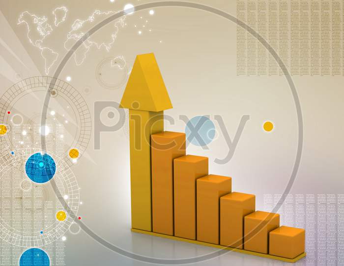 Growth Bars with Coloured Background