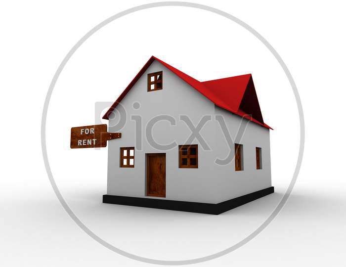 Concept of House For Rent