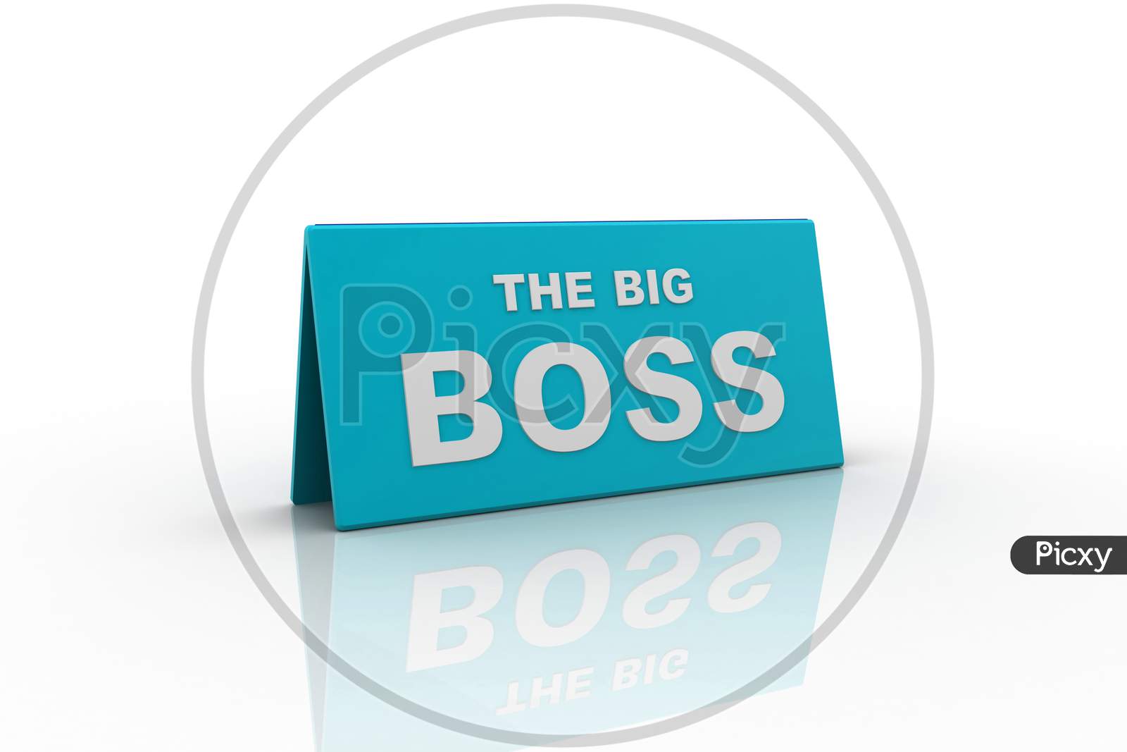 The Big Boss Board isolated with White Background