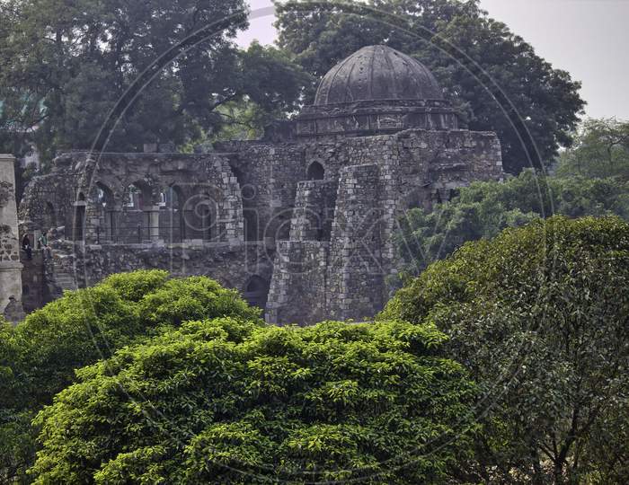 A Cultural And Historical Architecture Located In Hauz Khas Garden In South Delhi - India