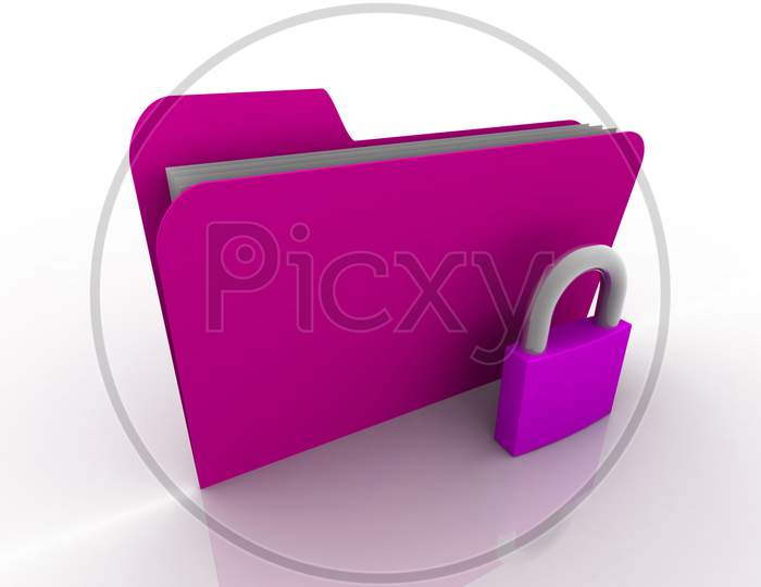 A Locked File Folder