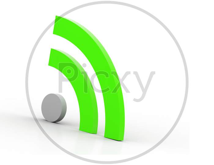 A Wifi Logo with White Background