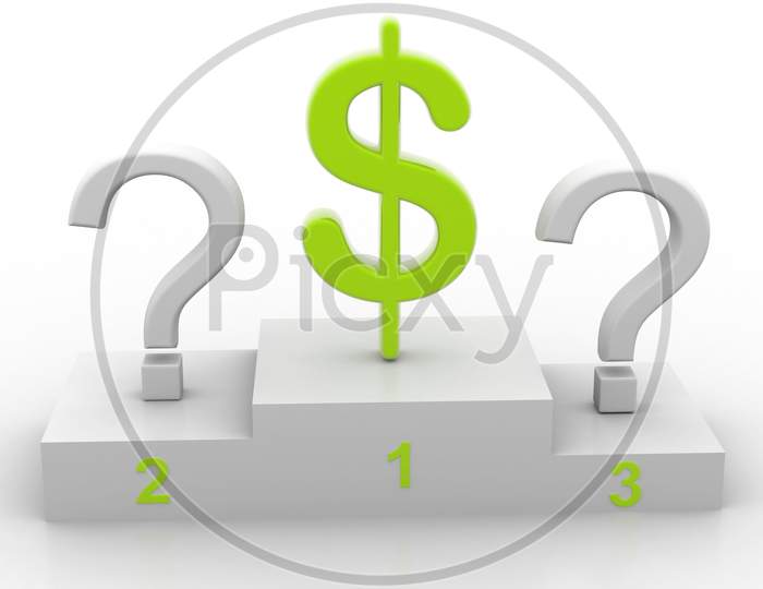 Dollar Currency Symbol and Question Marks on Ranker Stage