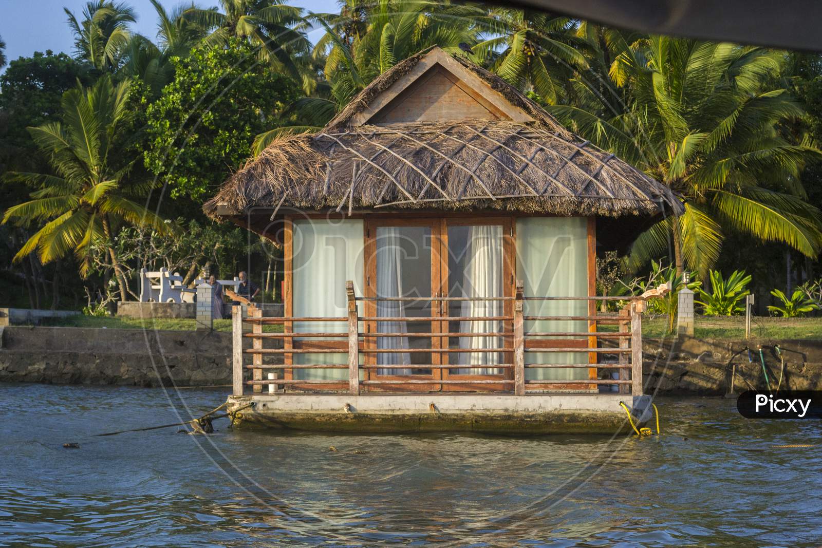 Floating Glass Cottage Of A Resort