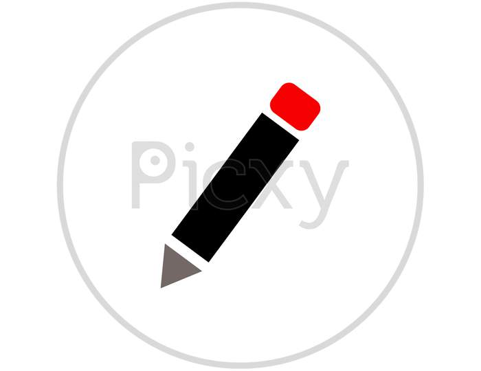 Pen / Pencil Icon. Edit Button Trendy Flat Style Vector Icon. Symbol For Your Web Site Design, Logo, App Ui.