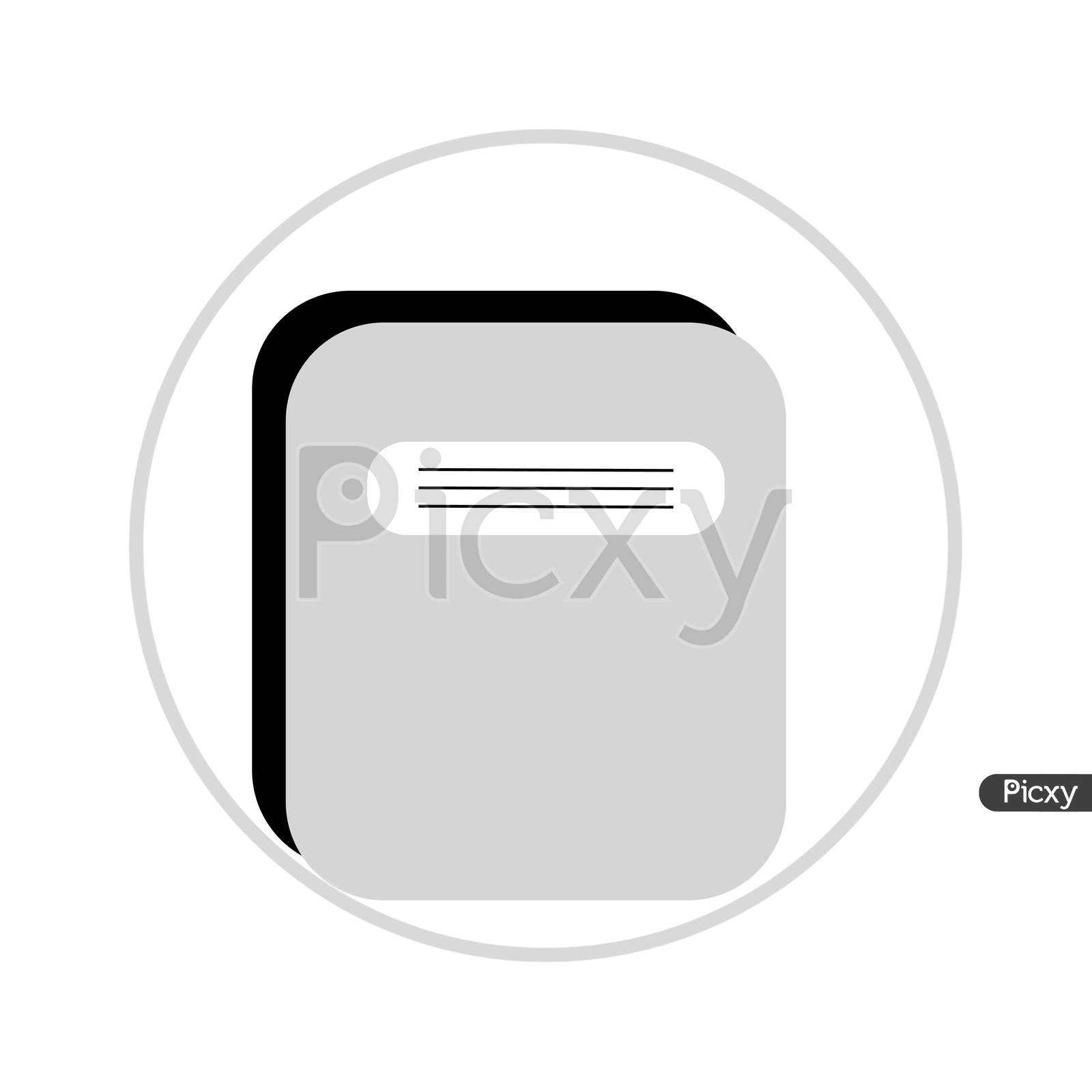 Diary, Educational Book, Adress Book, Phone Book Flat Style Vector Icon. Symbol For Your Web Site Design, Logo, App Ui.