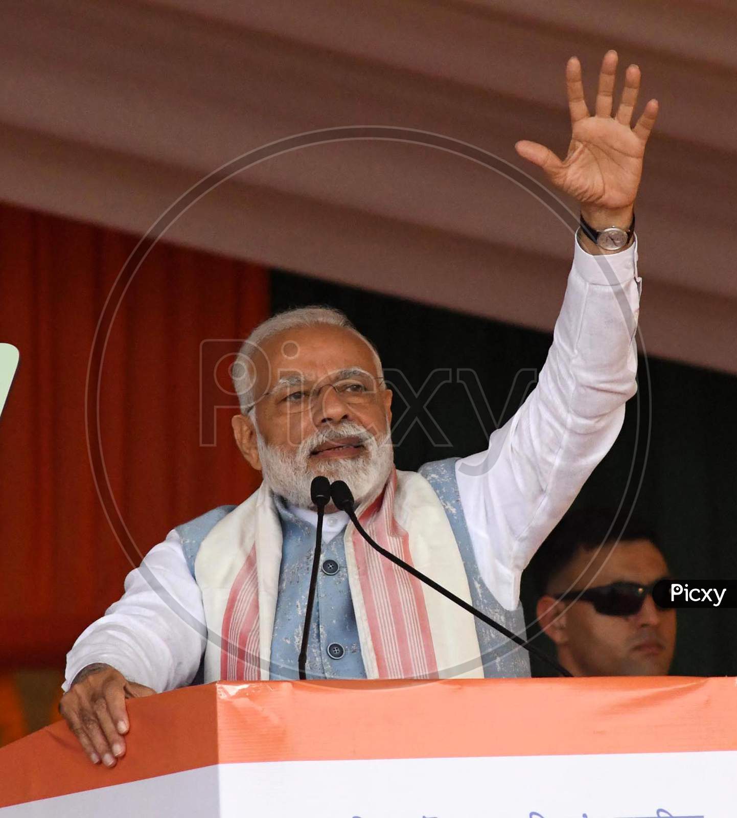 Prime Minister Narendra Modi delivering speech