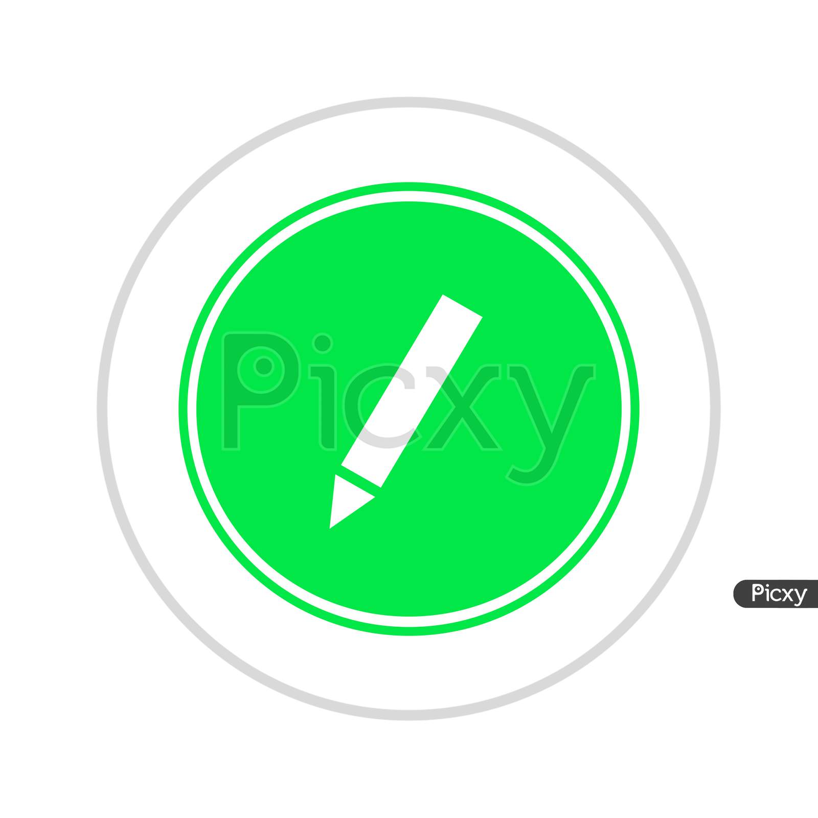 Pen / Pencil Icon. Edit Button Trendy Flat Style Vector Icon. Symbol For Your Web Site Design, Logo, App Ui.