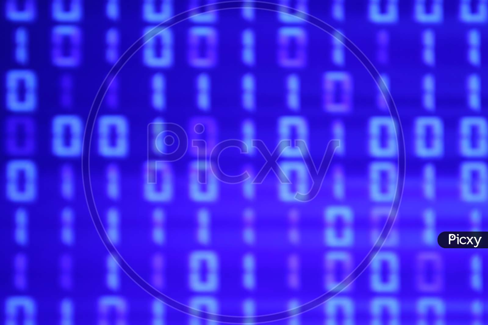 Abstract, blurred digital background