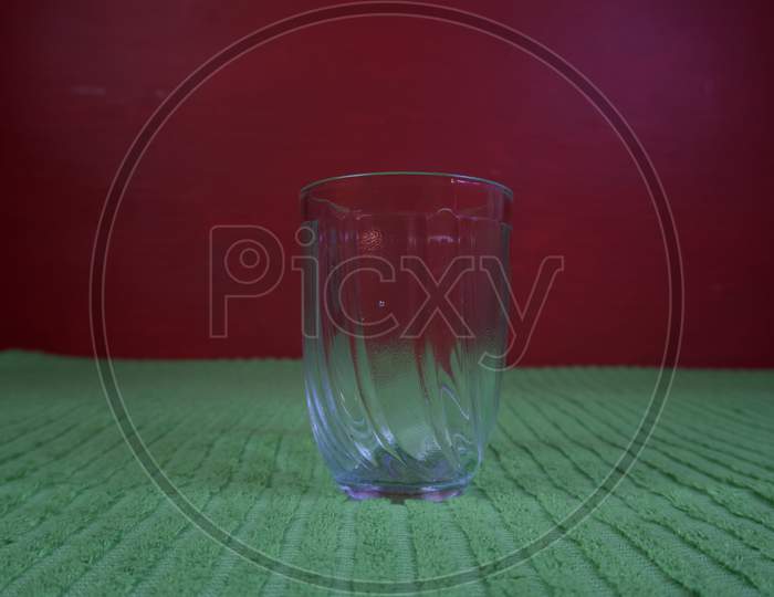 Glass tumbler at home