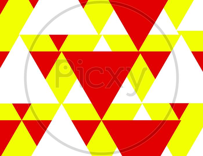 triangle mixed abstract geometric background