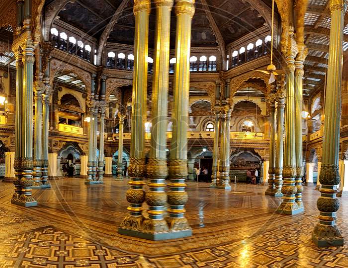 Interior of Mysore Palace