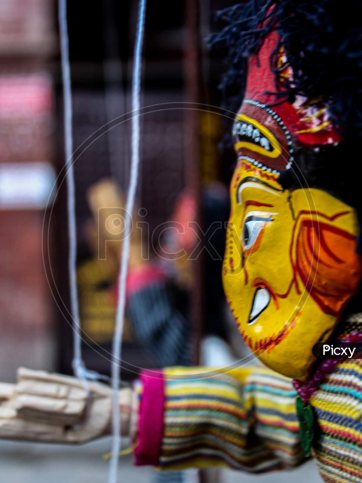 Handmade dolls of lord Ganesh .one of the gods handicraft.