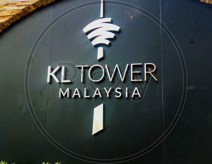 Kuala Lumpur, Malaysia, December 30, 2019: Kl Tower View From Street, Television Tower In Kuala Lumpur, Malaysia