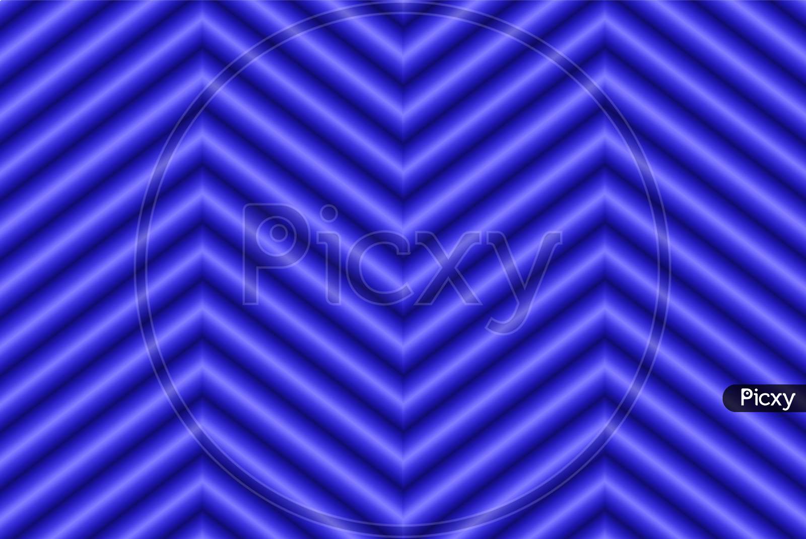 3d rendering Blue Chevron Background. Zig Zag seamless illustration pattern. Abstract Geometric Horizontal blue gradient Repeated design.3d illustration leheriya style for traditional design pattern.