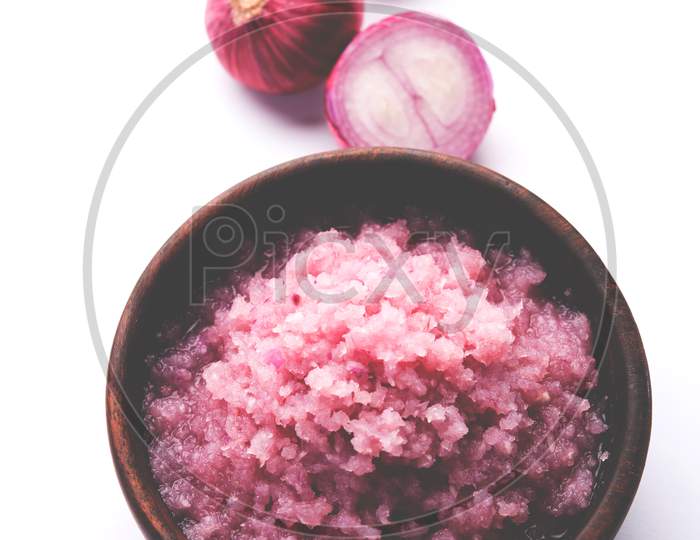 Onion paste or puree / mashed onion / Pyaj Puree