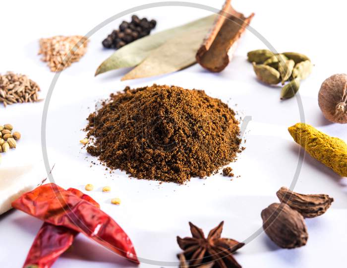 Indian Garam Masala / Colourful spices