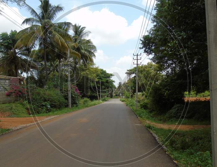 highway on village