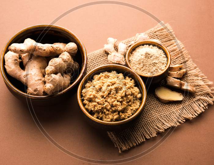 Sunth / sonth or Ginger paste and powder