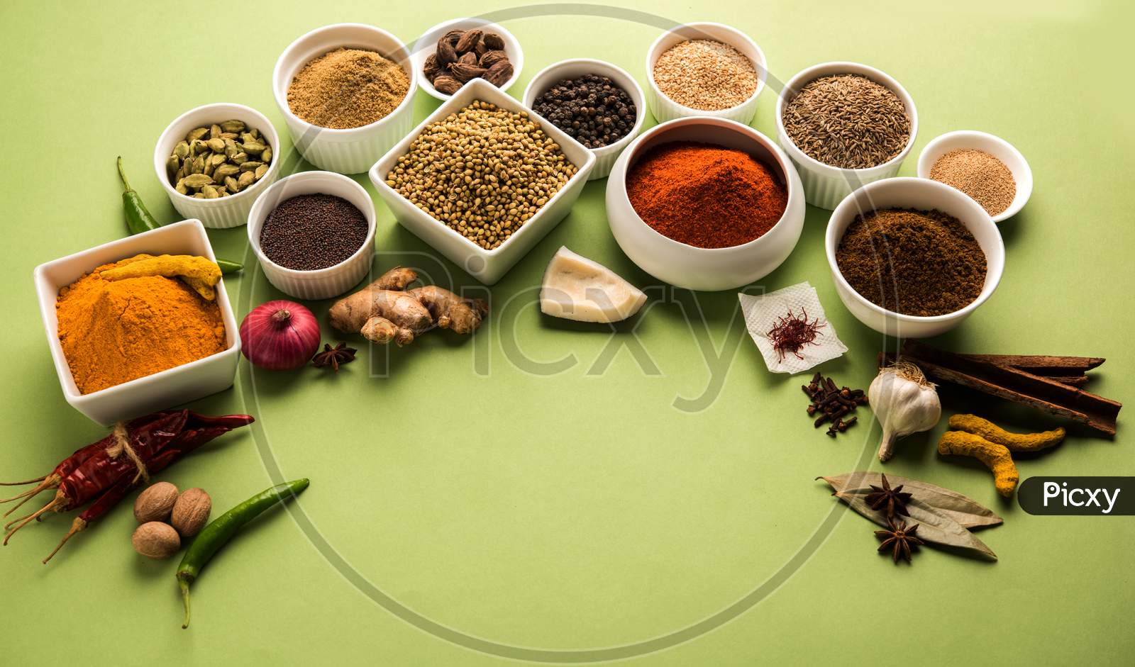 Raw Indian Spices or masala Powder