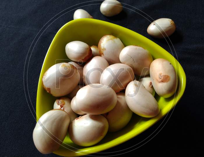 A close up view of Jackfruit seeds
