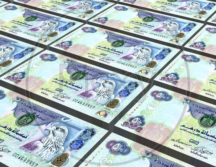 Arab Emirates UAE (Dubai) 500 Dirhams Banknotes