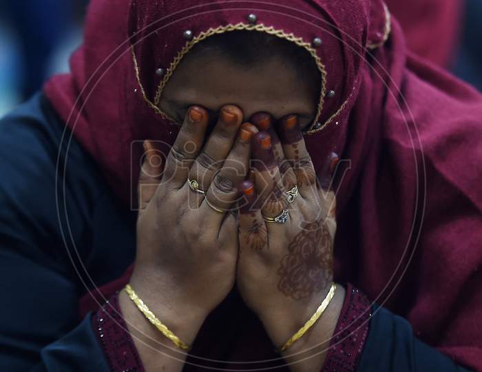 A Member Of The Muslim Community Offers Namaz On The Occasion Of Eid Al-Adha, on July 31, 2020 In Chennai