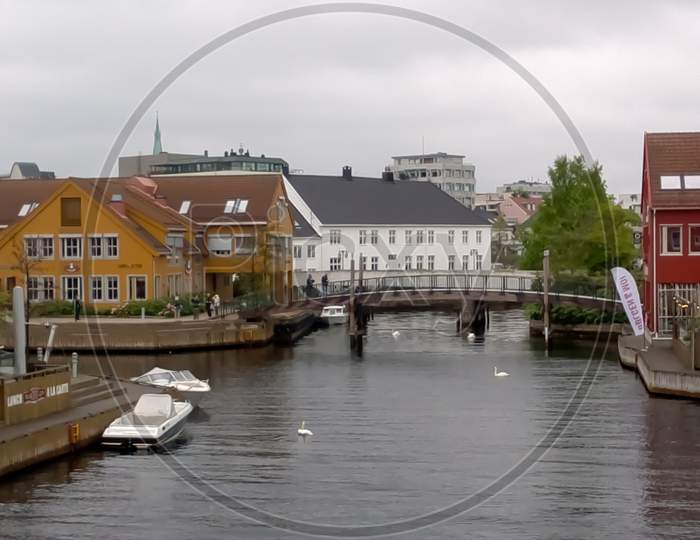 27/5/2013,Norway,Kristiansand, View Of Cross Road And Clam Ocean